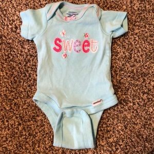 Gerbers preemie sweet onesie